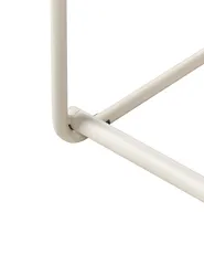 Stuhl mit Sitzkissen PONTE Metall Hellbeige_1013298