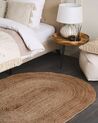 Teppich DEMIRCI Beige 120 x 180 cm Jute