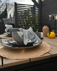Dessertteller 4er Set JUNIPER Steinzeug Hellblau_981750