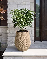 Plant Pot PILLERSEE 34 cm Light Brown_1164676