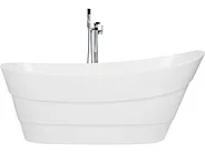 Freistehende Badewanne BUENAVISTA 170 x 73 cm Weiß_1150244