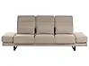 Sofa 3-Sitzer IKAST Stoff Taupe