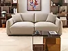 Sofa 3-Sitzer JUBEK Stoff Beige