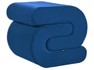 Pouf ARCADIA Samtstoff Marineblau_1061800