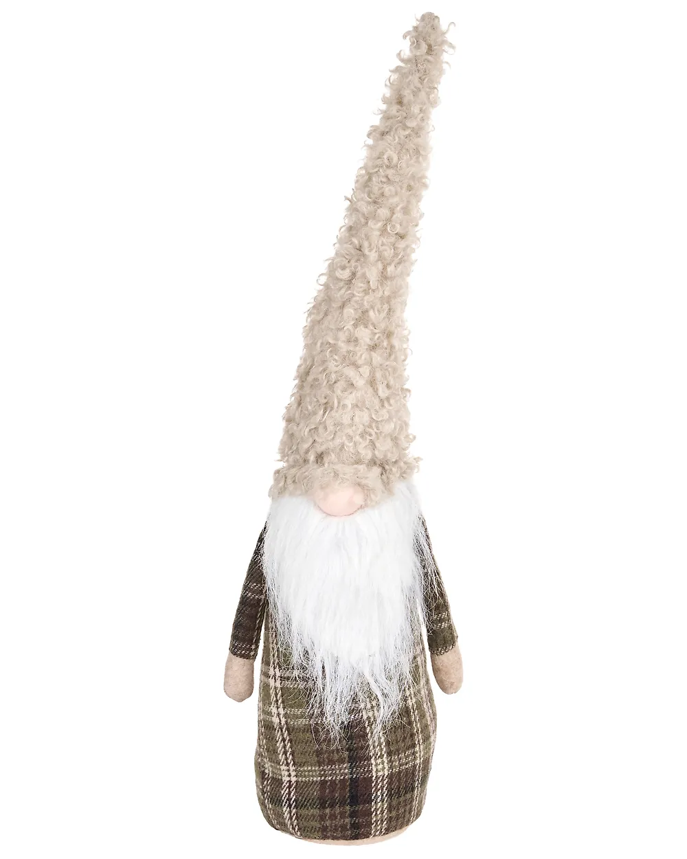 Weihnachtsdekoration 3er Set NAKKILA 51/55/66 cm Zwerg Braun_1174247