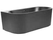 Vorwand-Badewanne GOCTA 170 x 80 cm Schwarz_879141