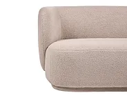Sofa 3 Seater MELLOSA Boucle Beige_1197306