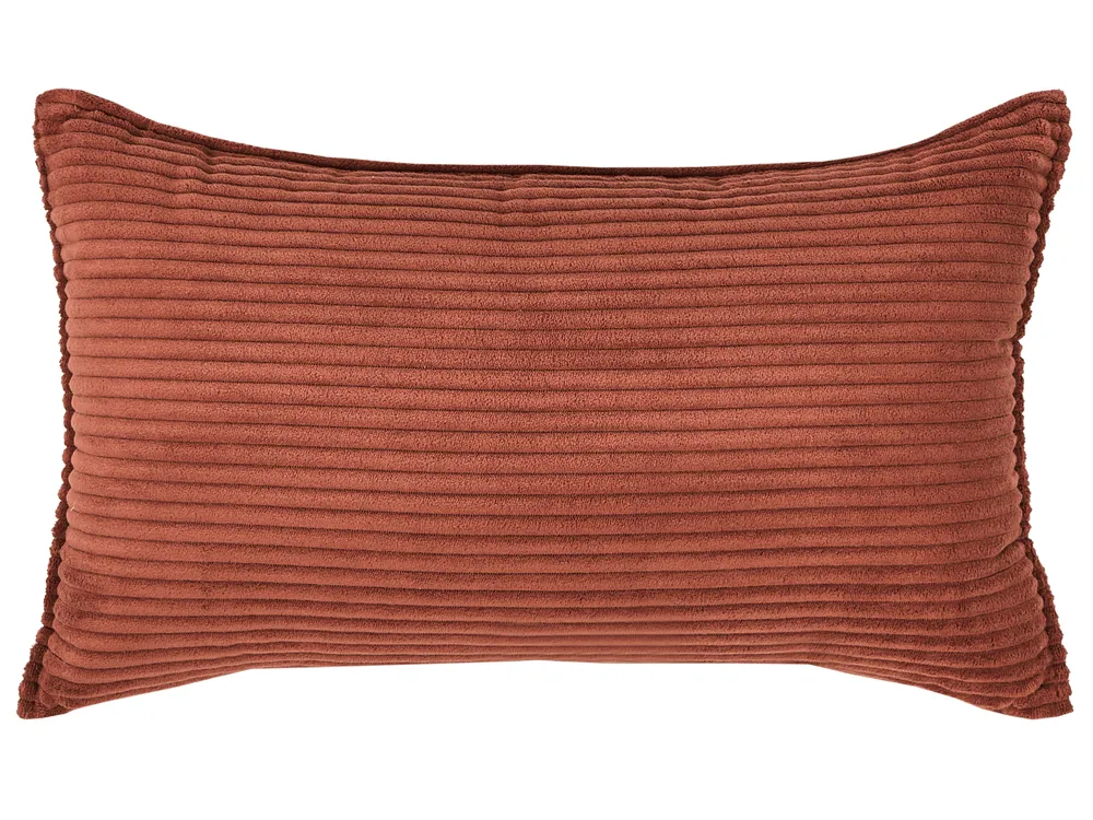 Modul Ecksofa 4-Sitzer LEMVIG mit Ottomane Cord Goldbraun rechtsseitig_1055053