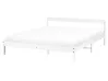 Bett mit Lattenrost Kiefernholz MADONE 160 x 200 cm Weiß