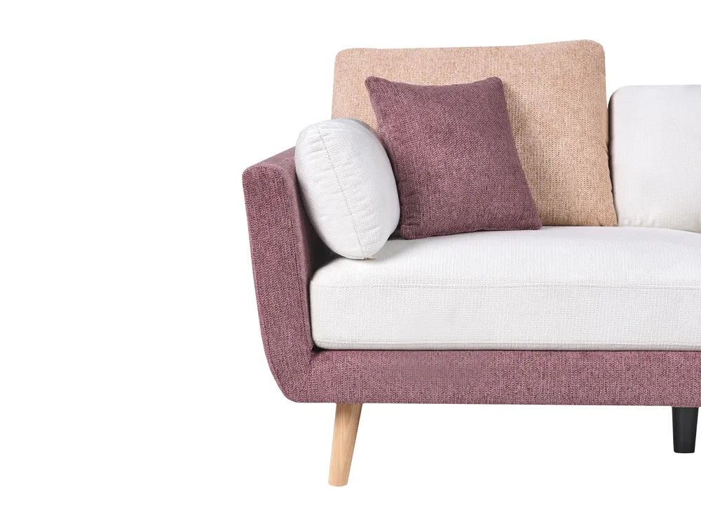 Sofa Set 4-Sitzer BOLGA Stoff Rosa_1076185
