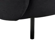 Sofa 2-Sitzer LOEN Stoff Schwarz_920338