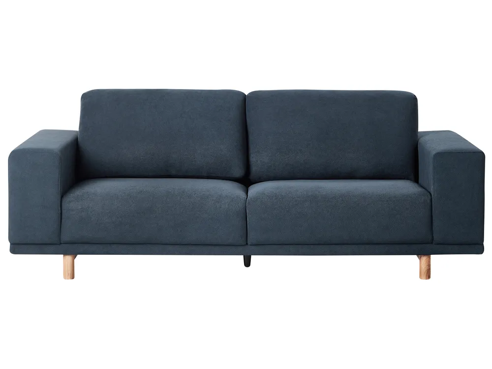 Sofa 3-Sitzer NIVALA Stoff Blau
