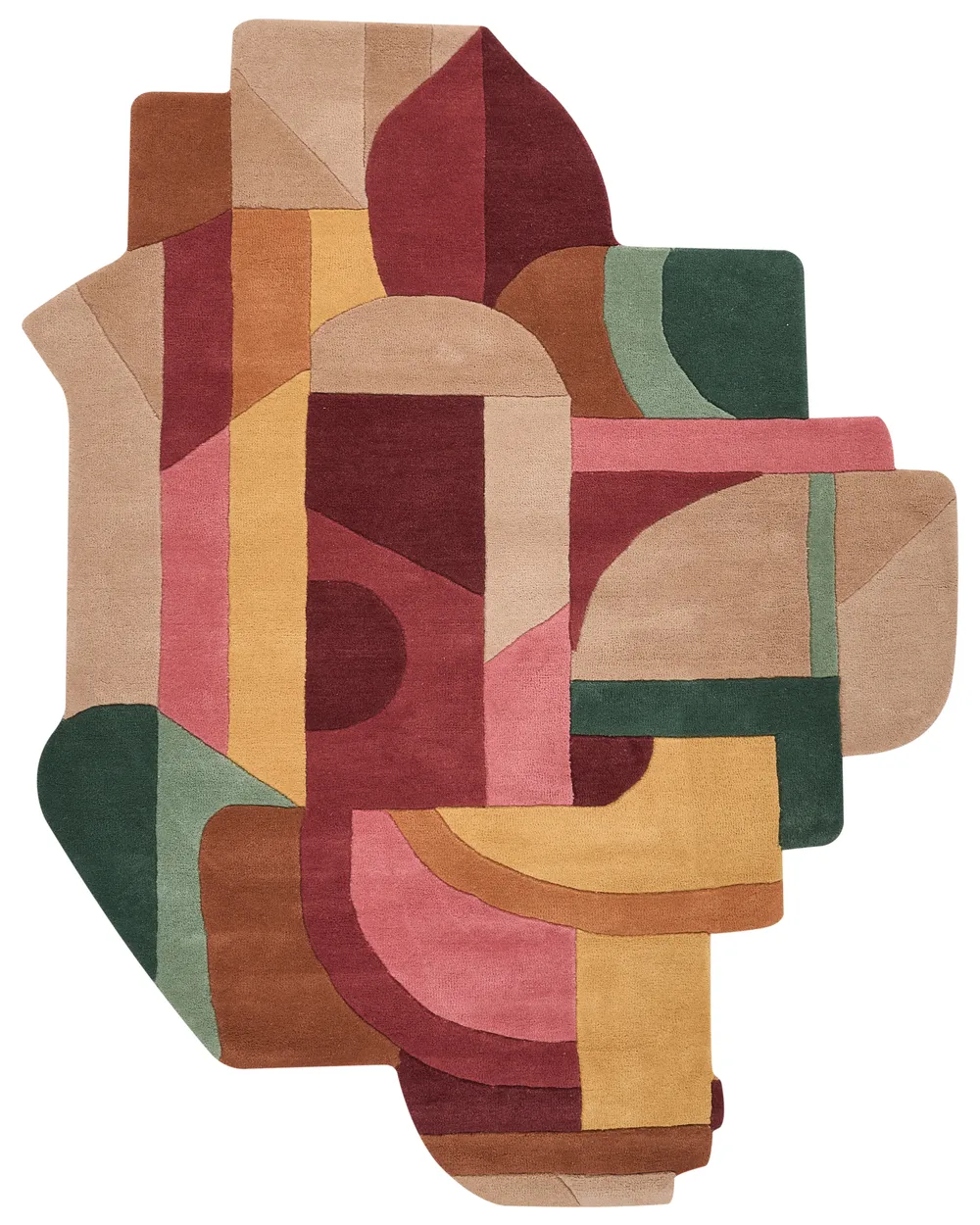 Teppich INDORE Bunt 160 x 230 cm Wolle