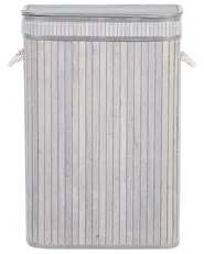 Laundry Basket KALUTARA Bamboo Grey_849898