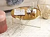 Couchtisch LUCEA Sicherheitsglas Gold