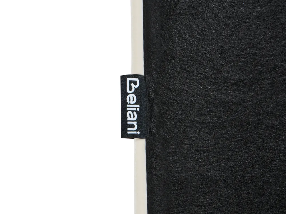 Tagesbett Samtstoff LISIEUX 90 x 200 cm Cremeweiß_1069026