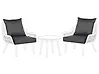 Outdoor Cushion Cover Set LAURETO Dark Grey