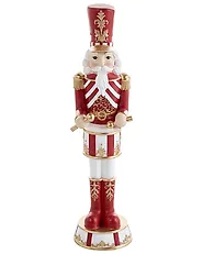 Weihnachtsdekoration KINNARI 80 cm Nussknacker Rot / Weiß_1175226