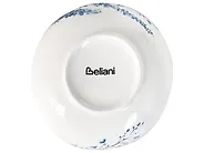 24-Piece Dinnerware Set MAHLEB Porcelain White/Blue_1191978