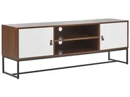TV-Möbel NUEVA Dunkelbraun / Weiß_787493