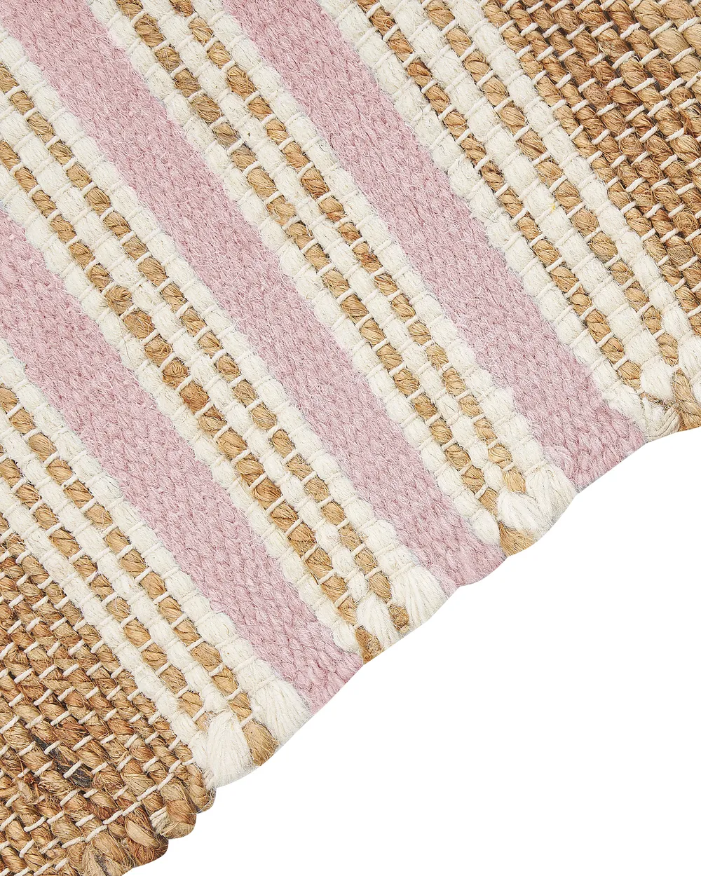 Teppich MIRZA Pastellrosa 160 x 230 cm Jute_847328