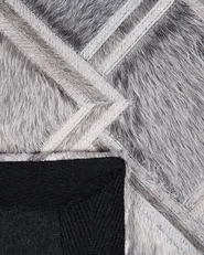 Rug AGACLI Grey 140 x 200 cm Leather_689250