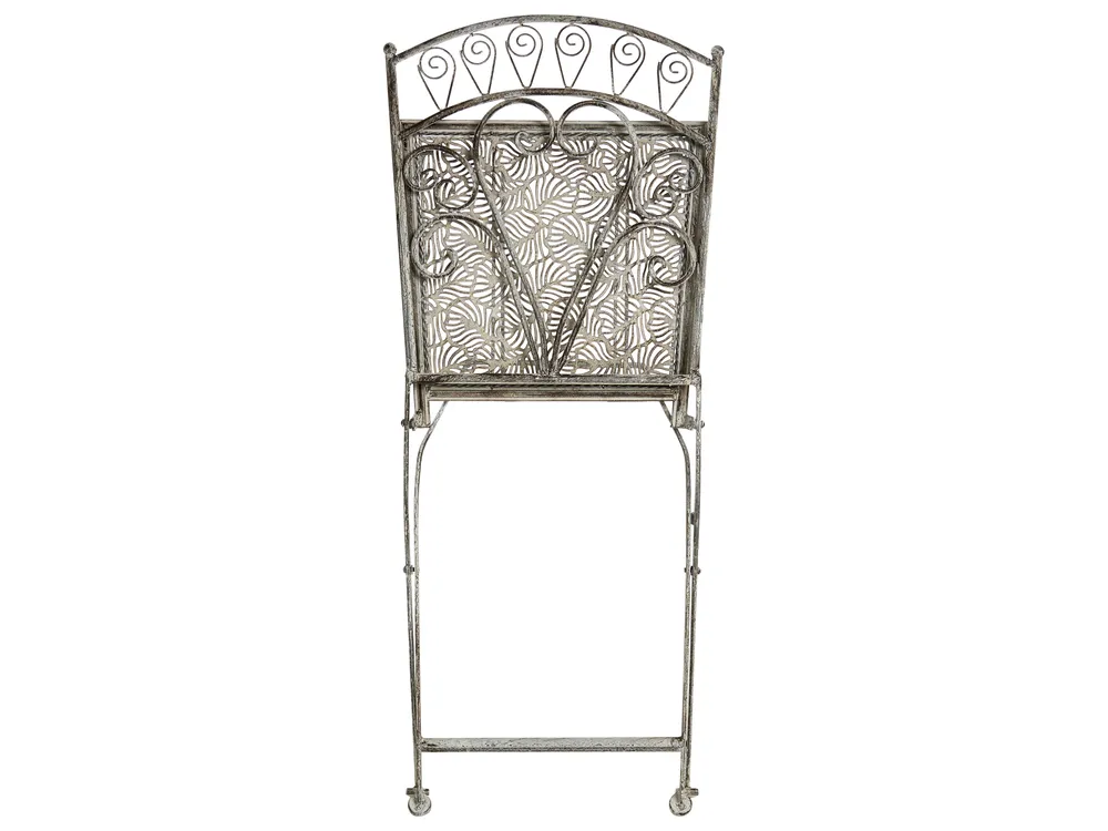 Bistro Set klappbar NURRA Metall Grau_1002677
