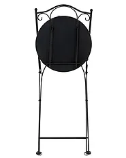Set of 2 Garden Chairs SIROLO Folding Metal White/ Blue_1155655