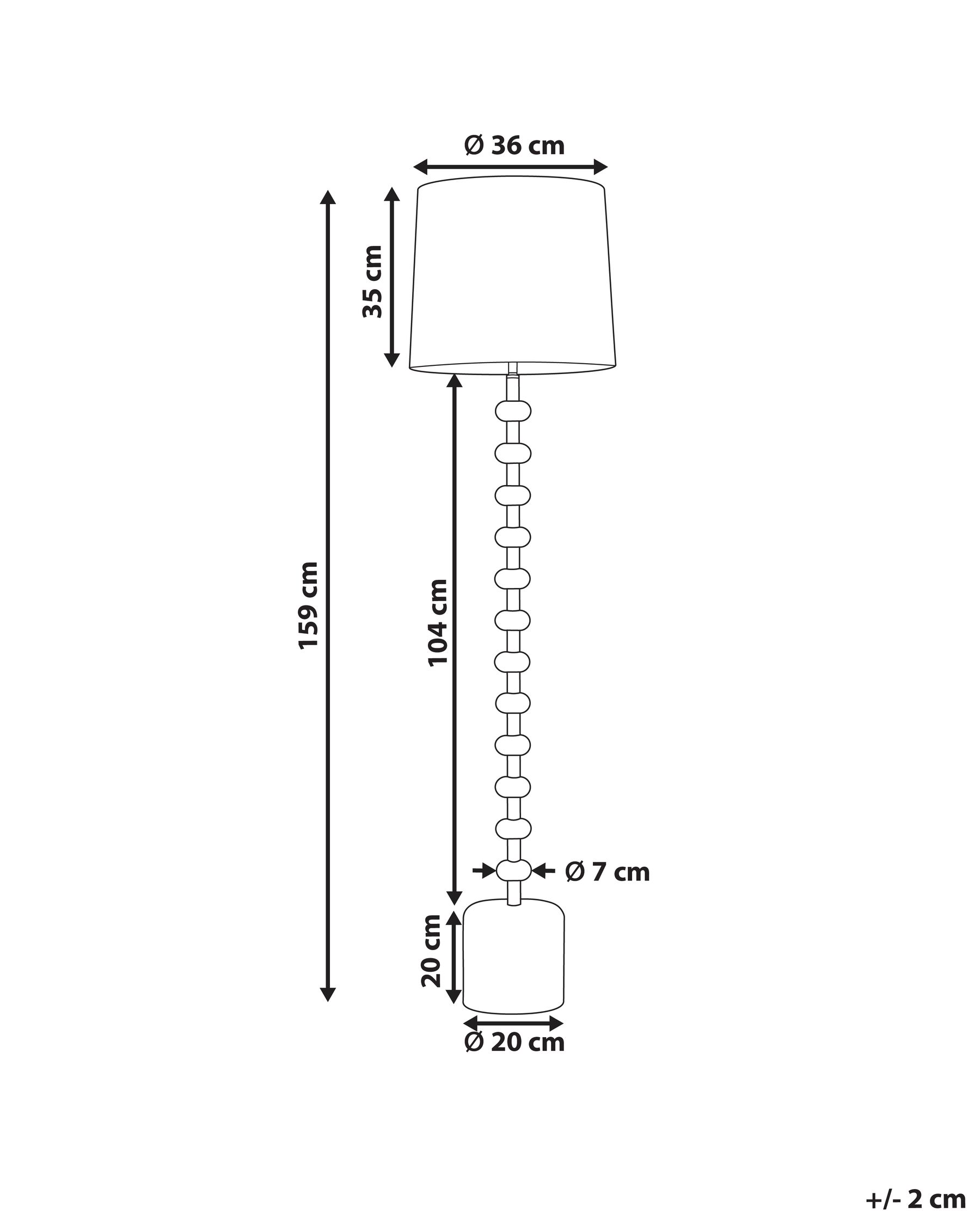 Floor Lamp KRIOS Metal Light Brown_996955