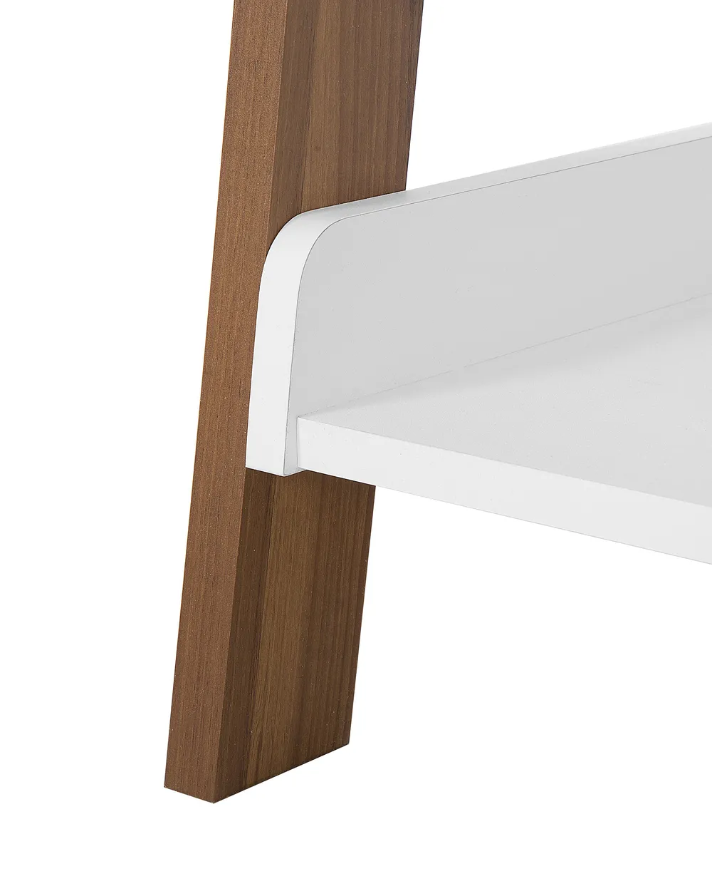 Regal mit 5 Ebenen MOBILE TRIO 164 cm Braun / Weiß_727332
