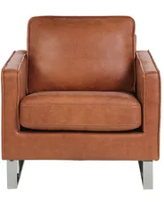 Sessel VIND Kunstleder Goldbraun_779831