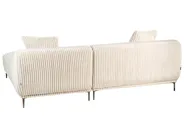 Ecksofa STENUM Cord Cremeweiß linksseitig_972505