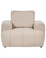 Fauteuil NARILLA Bouclé Beige_1161080