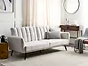 Schlafsofa 3-Sitzer VIMMERBY Stoff Beige