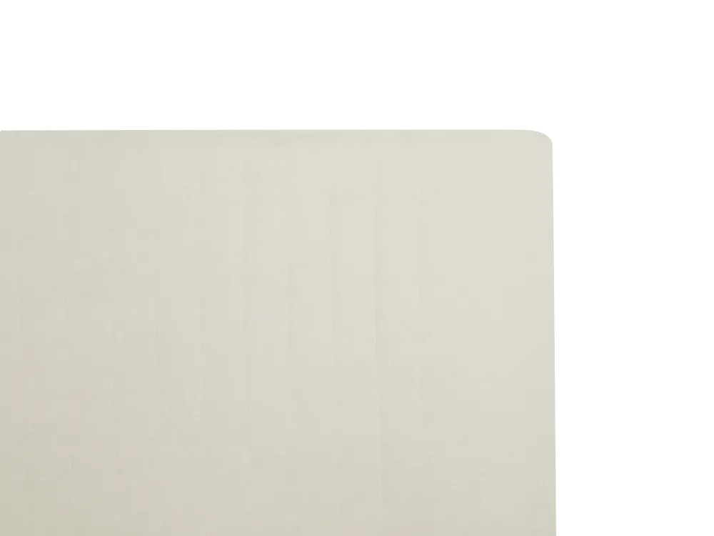 Bed Chenille TALENCE 160 x 200 cm (EU King Size) Light Beige_732358