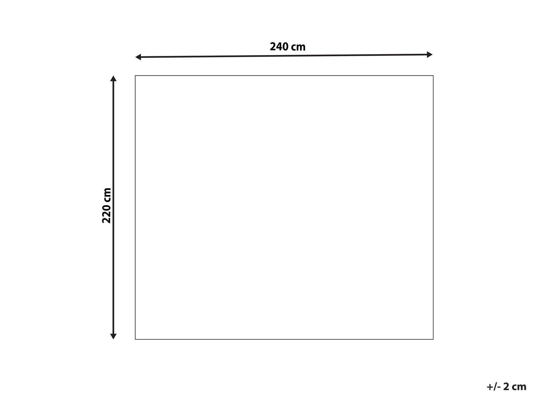 Tagesdecke HATTON Baumwolle 220 x 240 cm Cremeweiß_915447