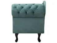 Right-Hand Chaise Longue NIMES Velvet Mint Green_712563