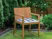 Gartenstuhlkissen SASSARI 46 x 46 cm Marineblau_774813