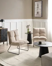 Sessel 2er Set BJASTA Cord Beige_1020949