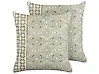 Dekokissen 2er Set LARICS 45 x 45 cm Baumwolle Grün Orientalisches Muster