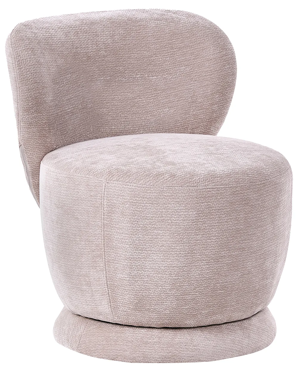 Fauteuil pivotant BLOMMA Tissu chenille