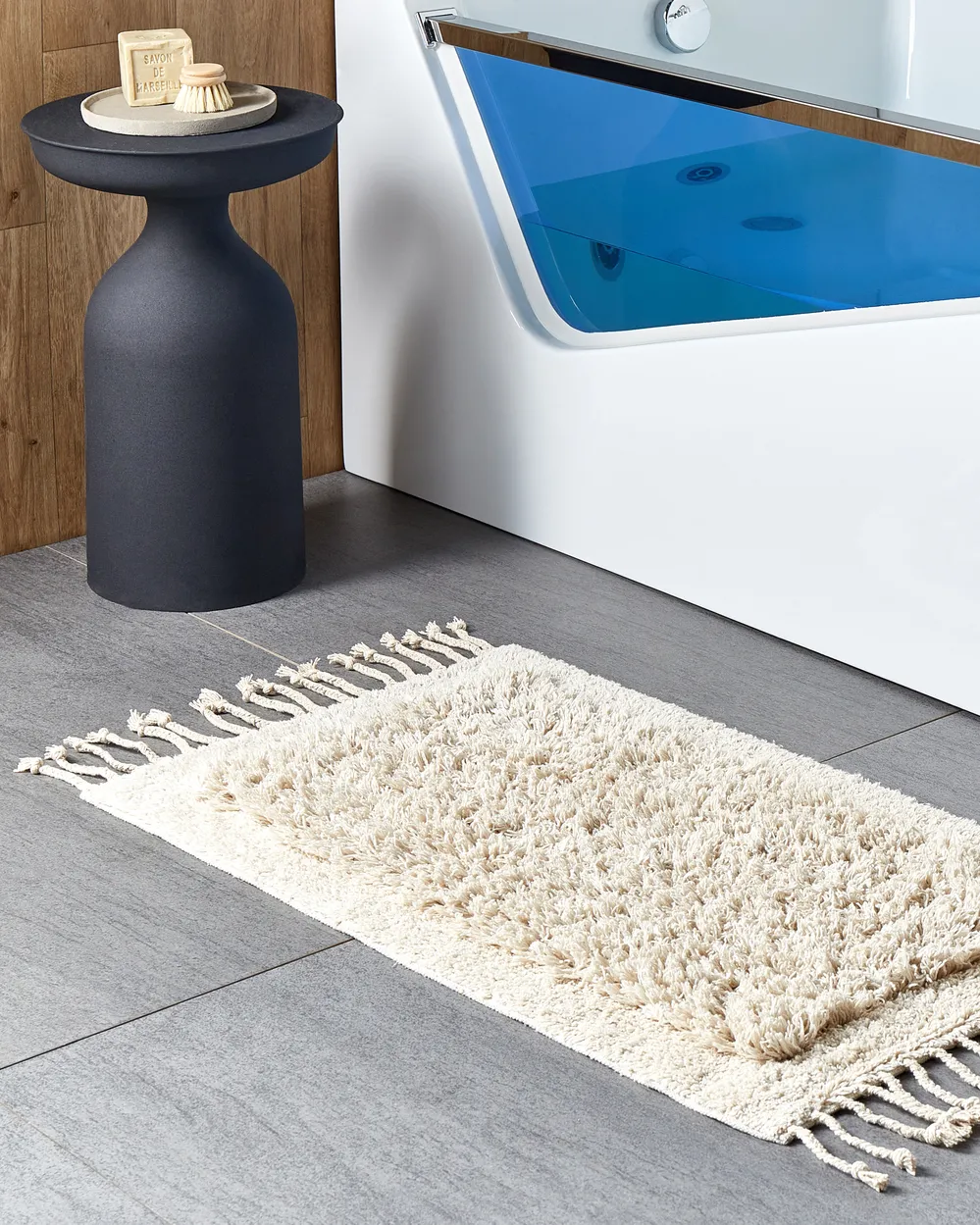 Badematte OLTAN Beige 50 x 80 cm Baumwolle_917251