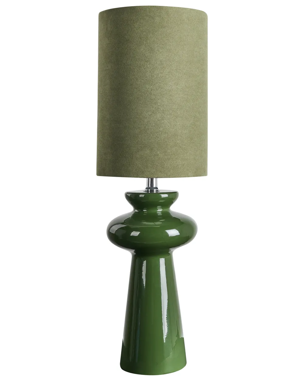 Tischlampe OTEROS Olivgrün
