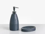 Set de 5 accessoires de salle de bain YARAPA Bleu foncé_996864