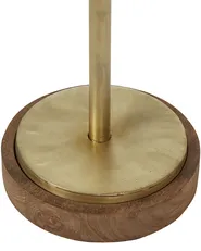 Tischlampe KAVERI Mangoholz Braun_868193