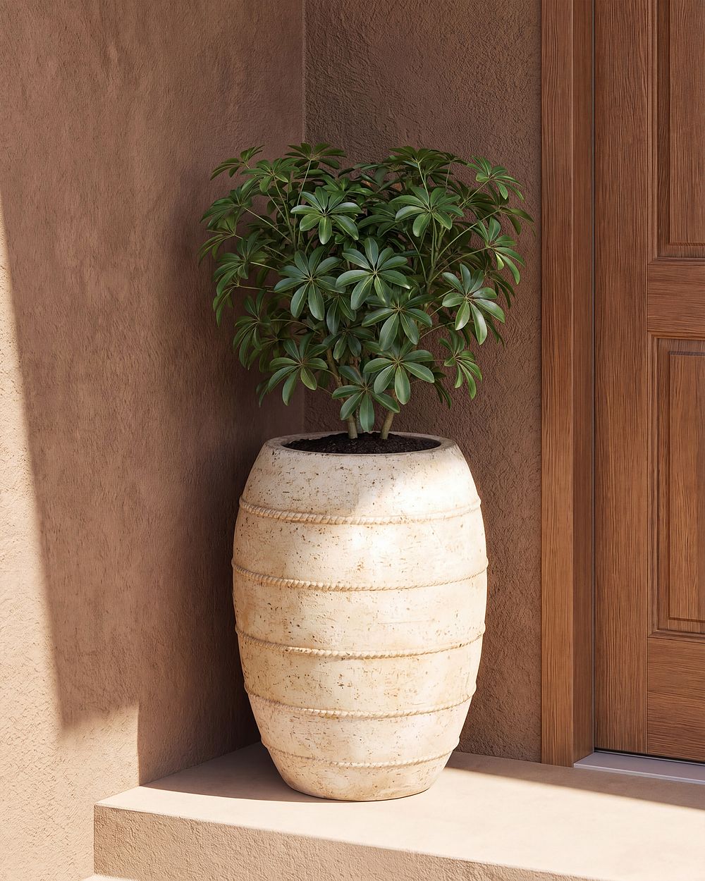 Bloempot RHEINTAL 40 cm Beige