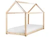 Kinderbett Haus Kiefernholz TOSSE 90 x 200 cm Hellbraun