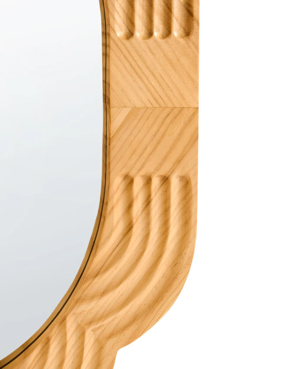 Wandspiegel FRESVILLE 62 cm 100 cm Kiefernholz Hellbraun_997721