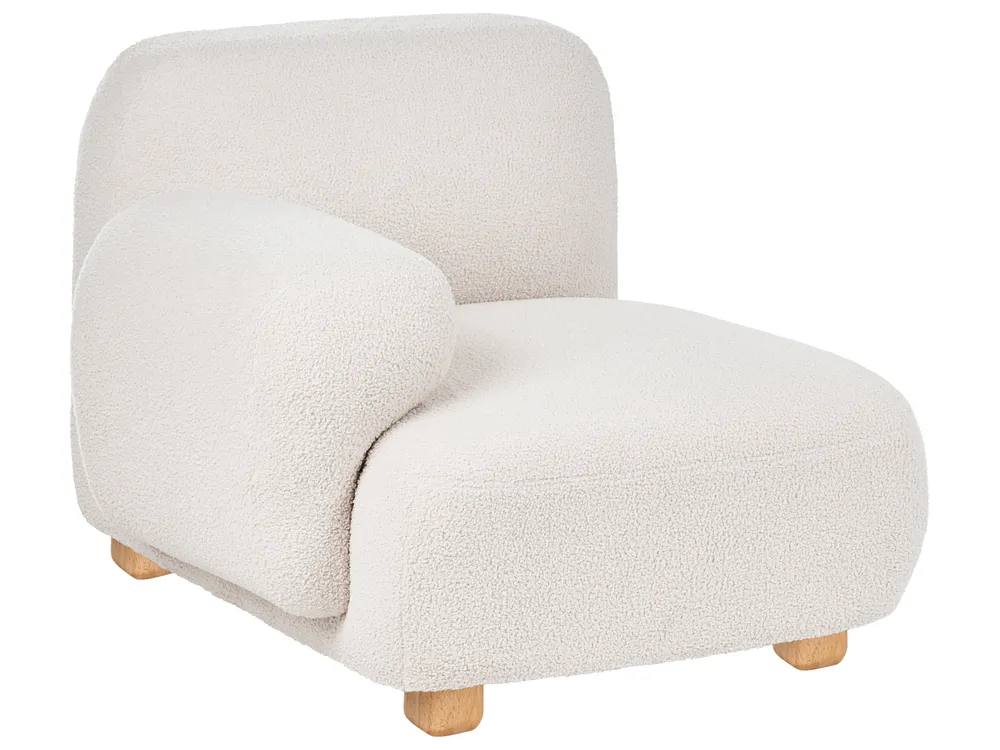 Modulsofa 3-Sitzer AMLI Bouclé Cremeweiß_1070077