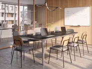 Konferenztisch GROSSETO 90 cm 180 cm Granit Schwarz_1087782